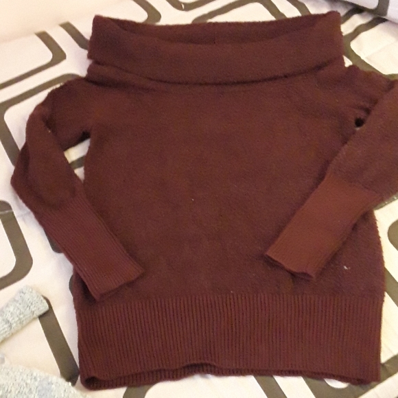 NWT Banana Republic Women's Cowl Neck Sweater Burg - Picture 4 of 8